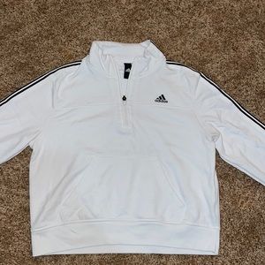 Adidas women’s half zip hoodie